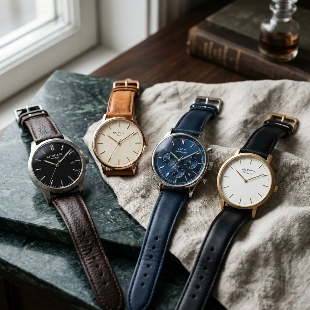 Landscape editorial image of affordable stylish watches under 200 dollars