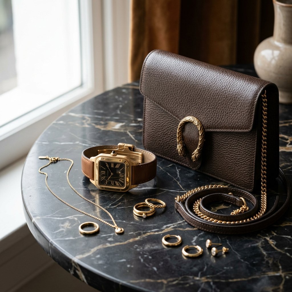 Accessories category - watches, bags, jewelry and luxury picks