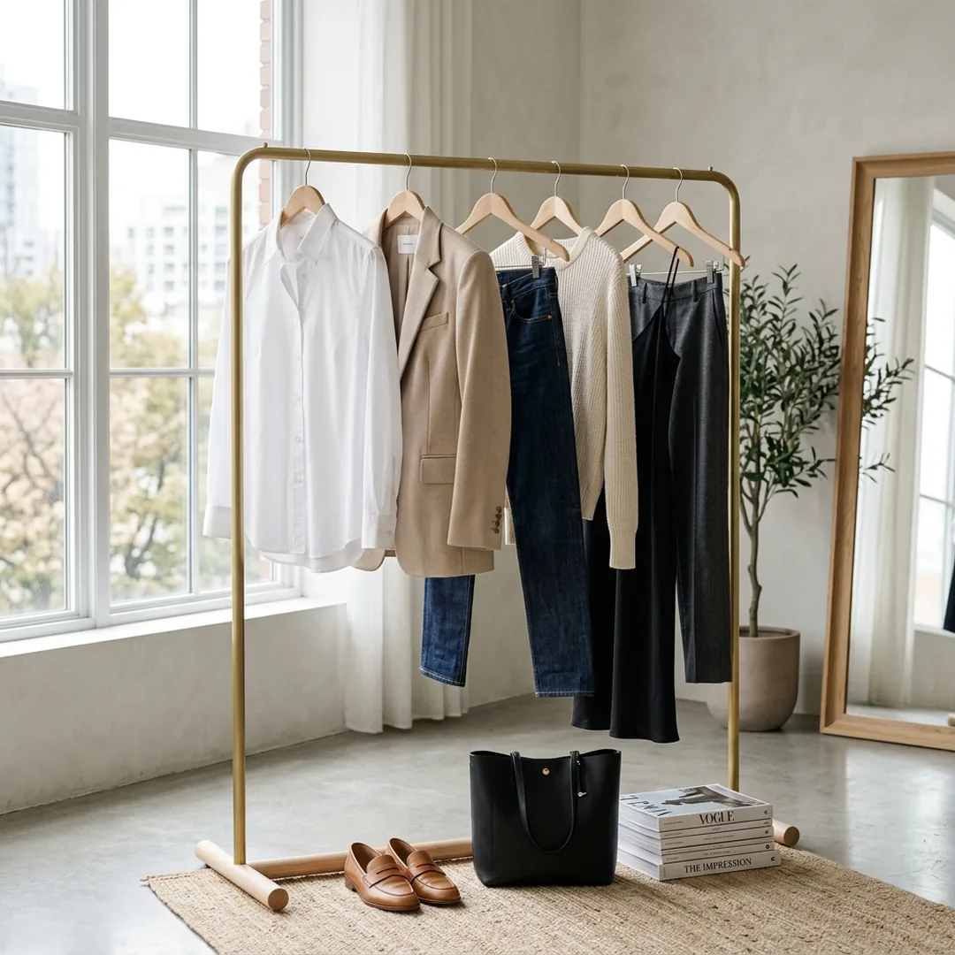 Minimalist wardrobe essentials capsule closet
